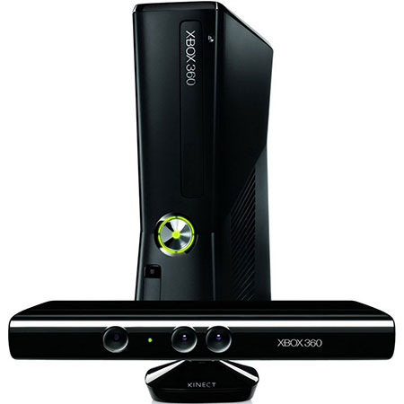   Xbox 360  250 Gb Kinect bundle: Dance central 3, ForzaHorizon + kinect Adventures