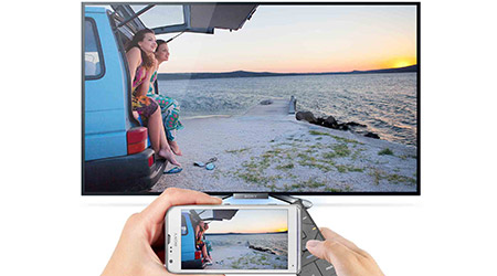  One-touch mirroring   Sony