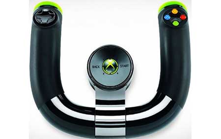  Microsoft Xbox 360 Wireless Speed Wheel (2ZJ-00003)