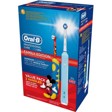    BRAUN Oral-B PC 500 + Oral-B Mickey Kids Free