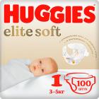  Huggies Elite Soft   1, 3-5 , 100 .