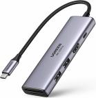 USB- 6  1 () Ugreen 2  USB 3.0, HDMI, TF/SD, PD (60384)