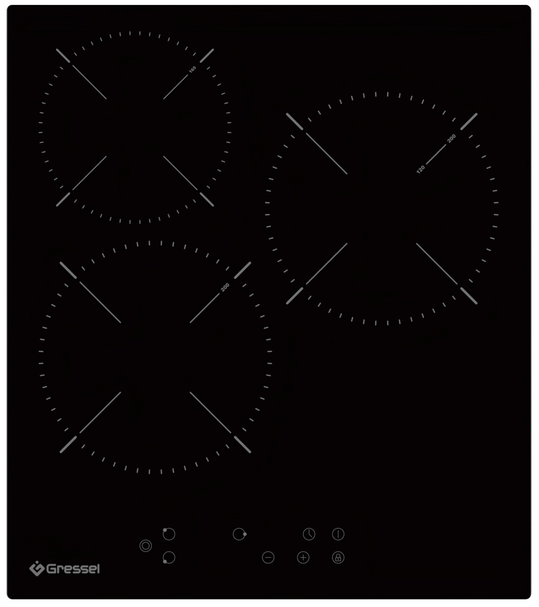 Электрическая варочная панель Gressel U45D29S000, Черный
Электрическая варочная панель Gressel U45D29S000, Черный
