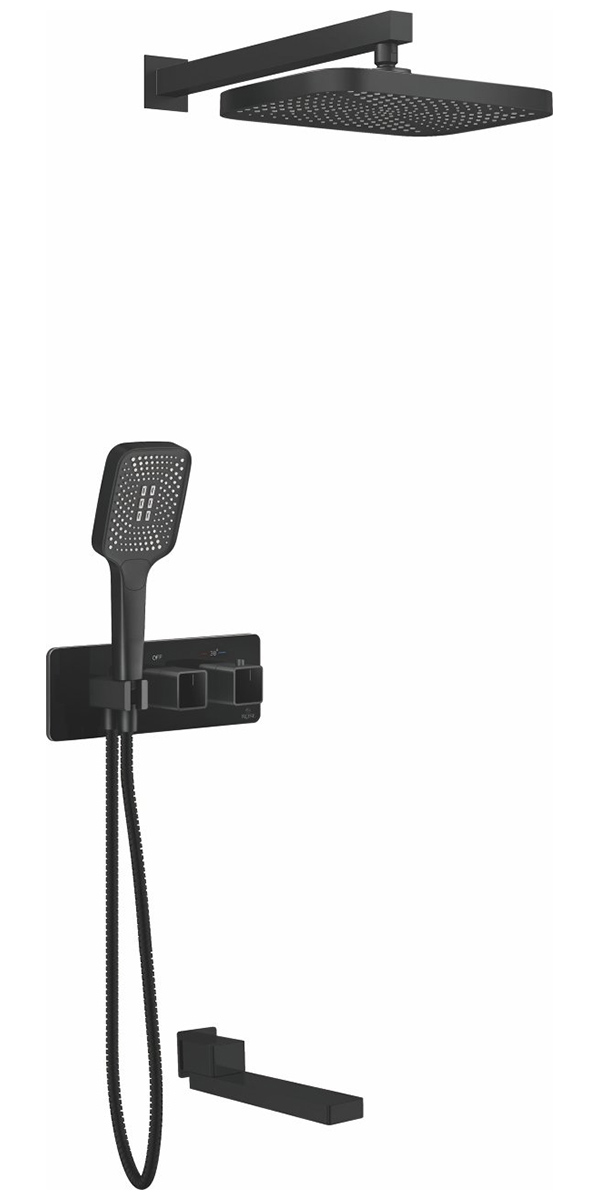 Душевая система Rose R10H, черный (R1095H)
Душевая система Rose R10H, черный (R1095H)