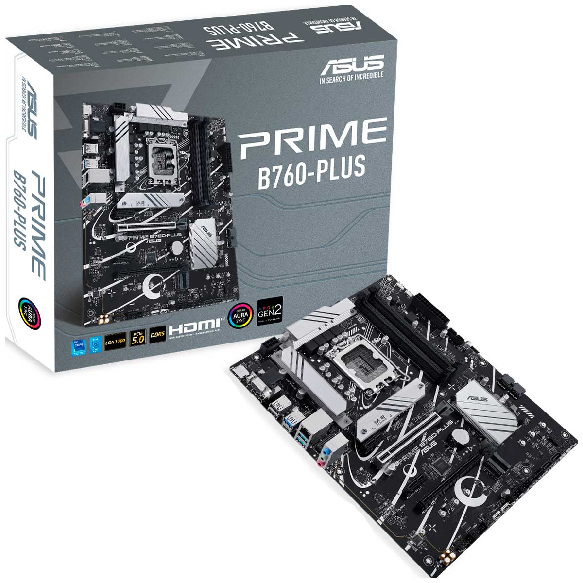 Материнская плата Asus PRIME B760-PLUS (LGA1700, ATX), Черный
Материнская плата Asus PRIME B760-PLUS (LGA1700, ATX), Черный