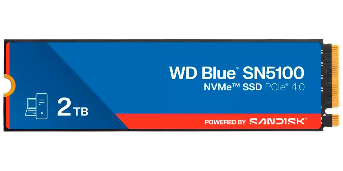 SSD накопитель Western Digital M.2 2048GB Blue SN5100 PCIe (WDS200T5B0E)
SSD накопитель Western Digital M.2 2048GB Blue SN5100 PCIe (WDS200T5B0E)