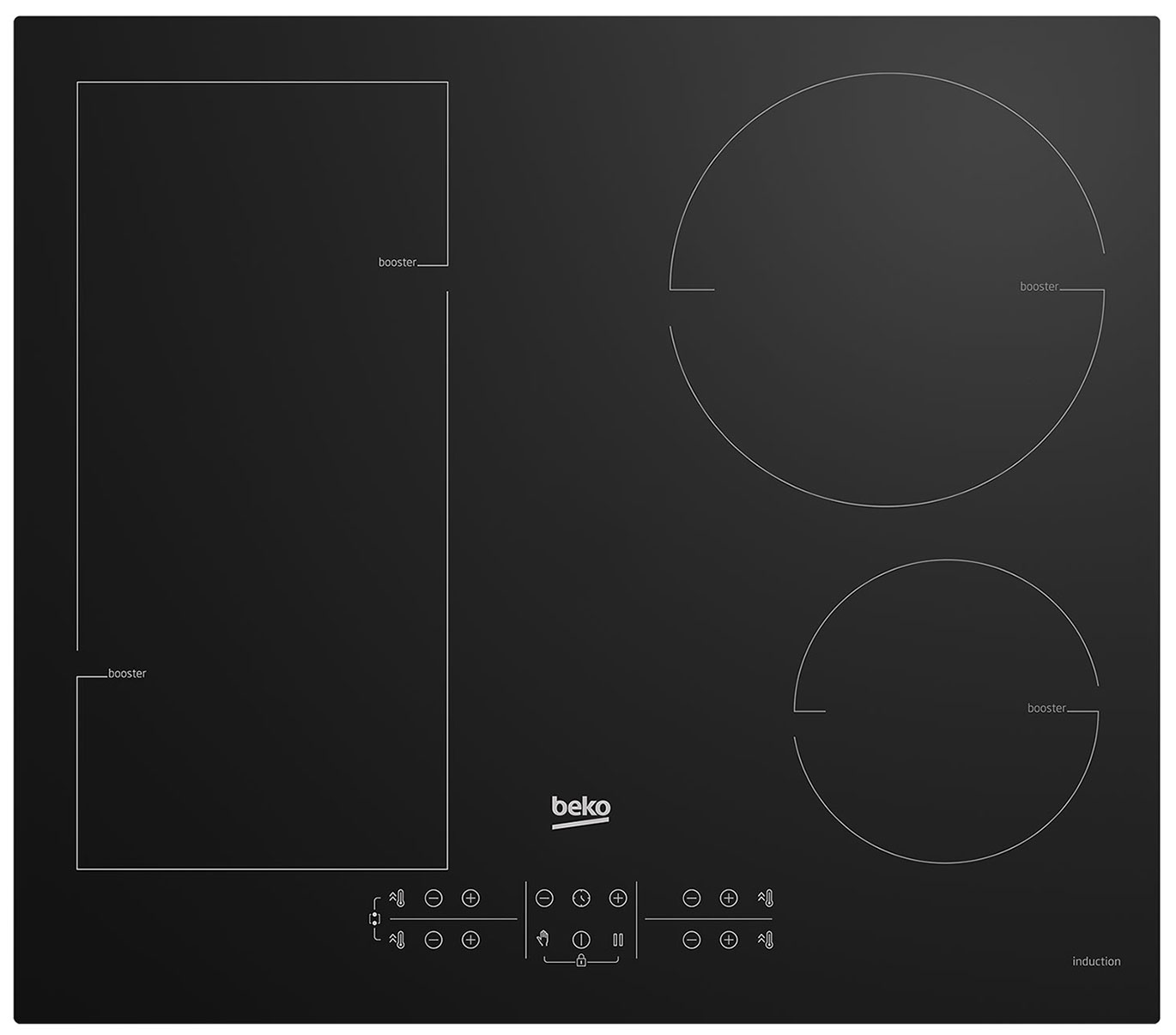 Электрическая варочная панель Beko BHI6420KFBB, черная, Черный
Электрическая варочная панель Beko BHI6420KFBB, черная, Черный