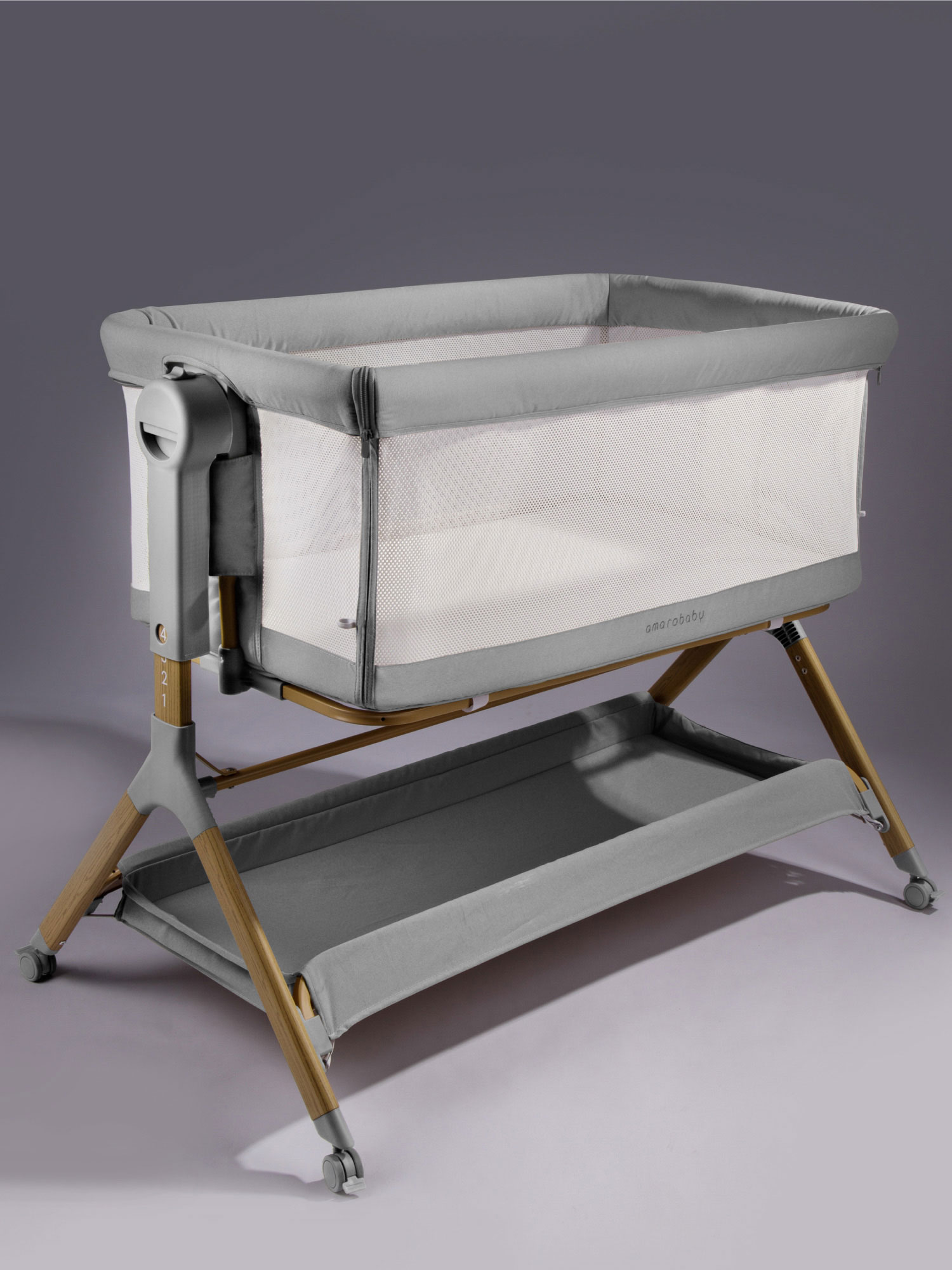 Приставная люлька механическая Amarobaby Care светло-серый
Приставная люлька механическая Amarobaby Care светло-серый