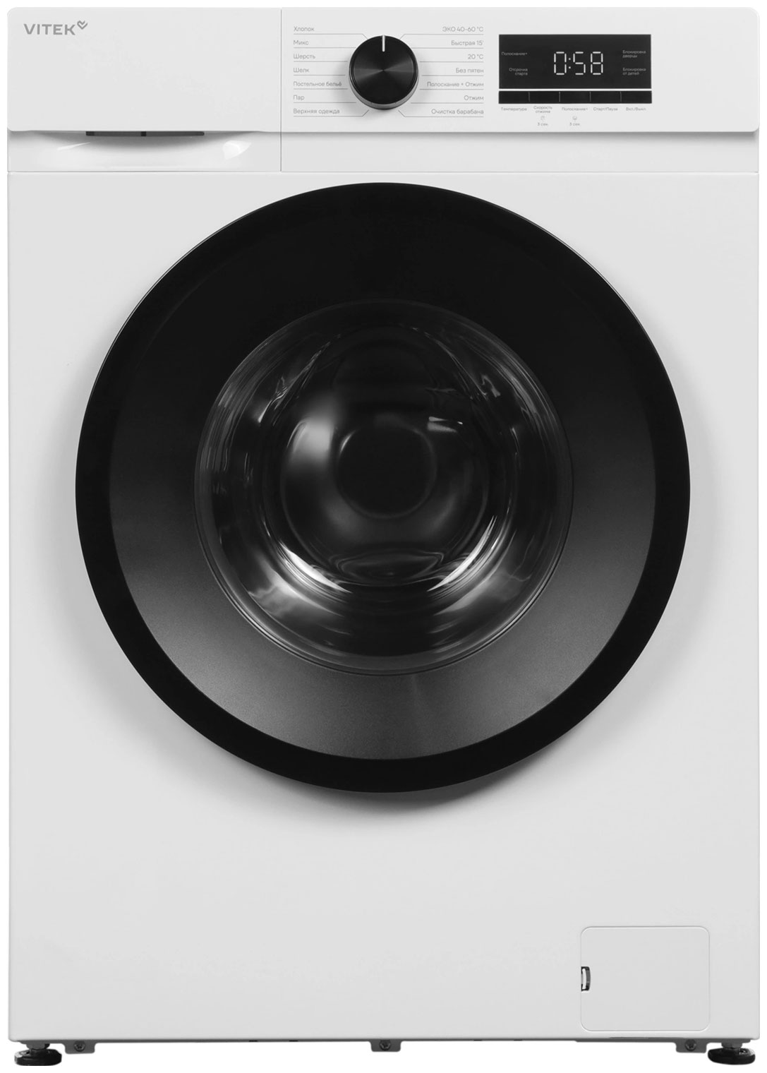 Стиральная машина Vitek VT-WSE6001, Белый
Стиральная машина Vitek VT-WSE6001, Белый