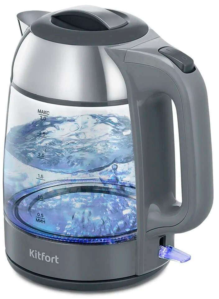 Чайник электрический Kitfort КТ-6762, Серый
Чайник электрический Kitfort КТ-6762, Серый
