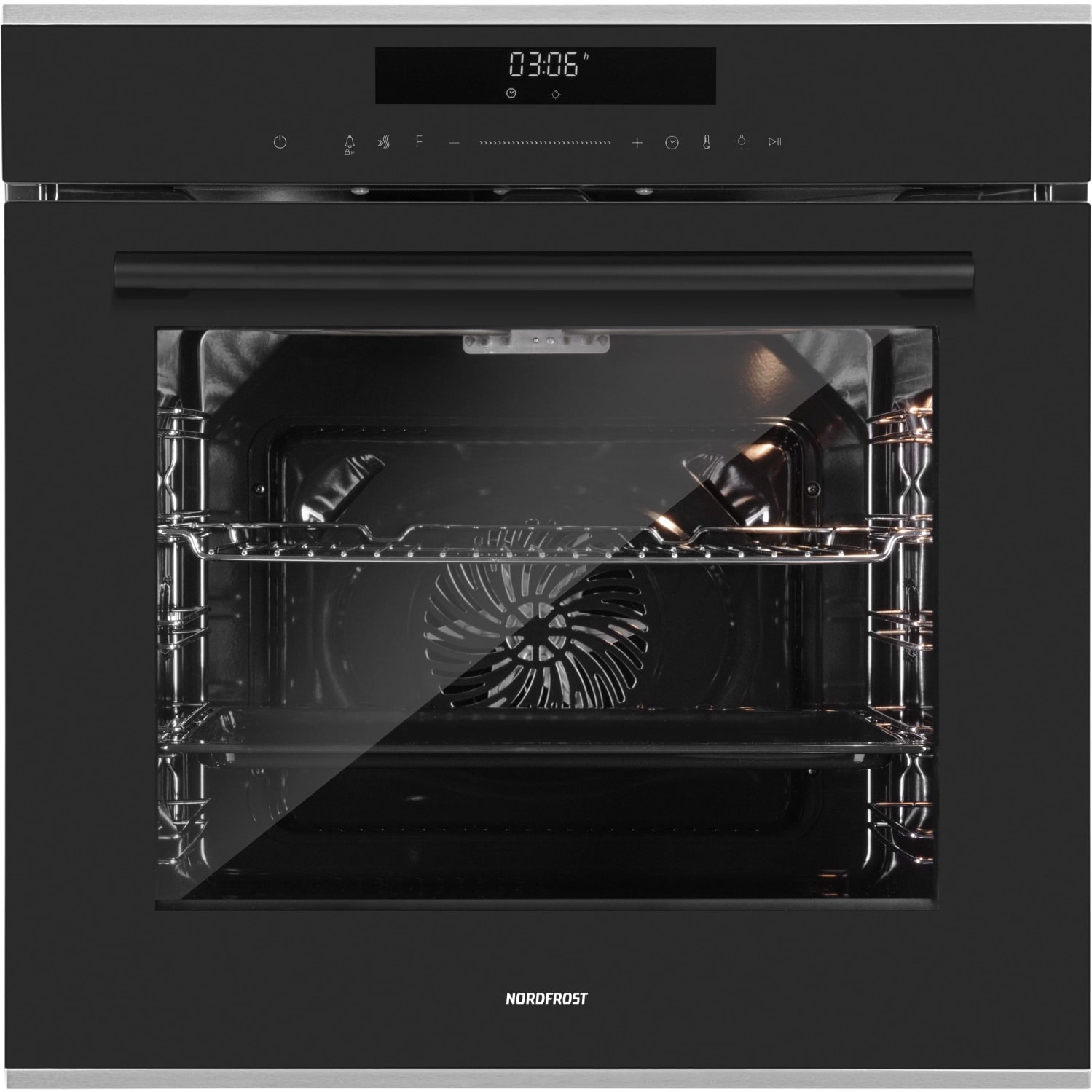 Электрический духовой шкаф NordFrost HM 65130 B, Черный/нержавеющая сталь
Электрический духовой шкаф NordFrost HM 65130 B, Черный/нержавеющая сталь