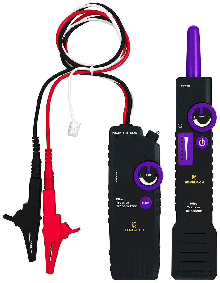 Трассоискатель Ermenrich Ping SM100, фиолетовый
Трассоискатель Ermenrich Ping SM100, фиолетовый