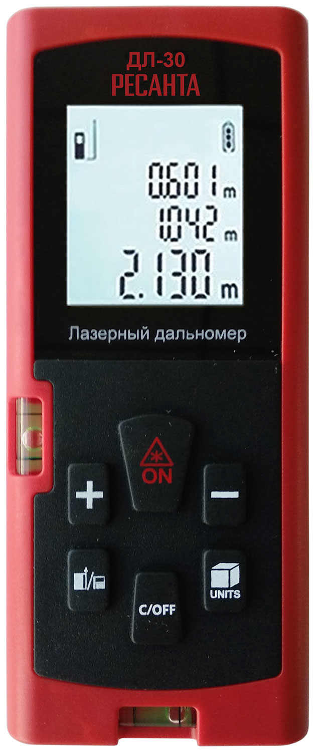 Дальномер лазерный Ресанта ДЛ-30 61/10/519
Дальномер лазерный Ресанта ДЛ-30 61/10/519