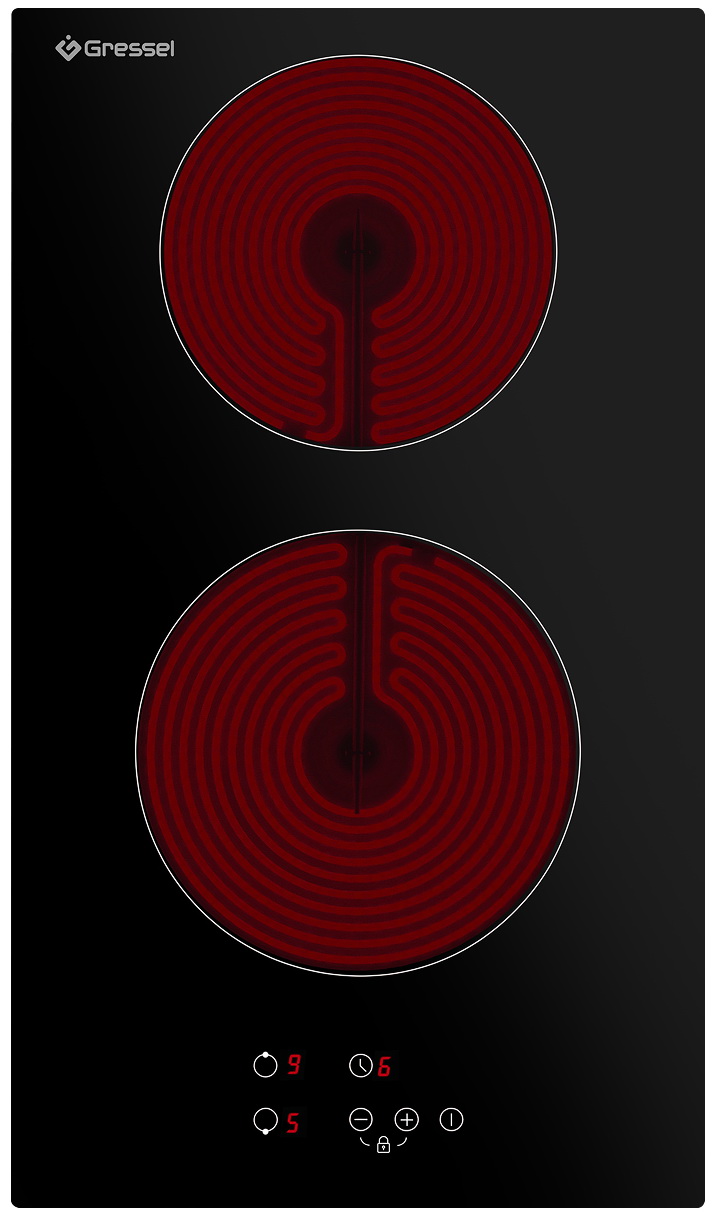 Электрическая варочная панель Gressel U30D12S100, Черный
Электрическая варочная панель Gressel U30D12S100, Черный