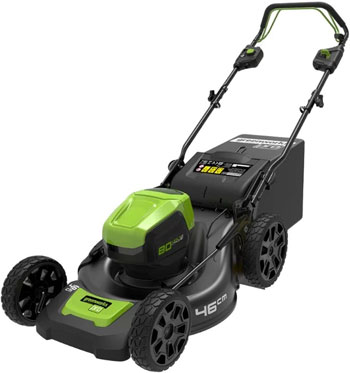 Аккумуляторная самоходная газонокосилка Greenworks, 80 V Digi-Pro GD 80 LM 46 S без аккумулятора и зарядного устройства 2501007
Аккумуляторная самоходная газонокосилка Greenworks, 80 V Digi-Pro GD 80 LM 46 S без аккумулятора и зарядного устройства 2501007