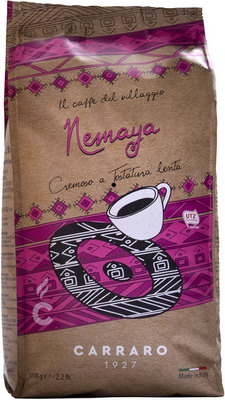 Кофе зерновой Carraro NEMAYA 1 кг
Кофе зерновой Carraro NEMAYA 1 кг