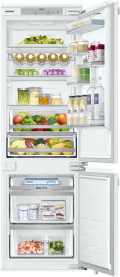 

Встраиваемый двухкамерный холодильник Samsung BRB 260130 WW/WT