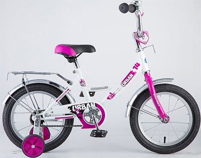 Велосипед Novatrack 14'' URBAN белый 143 URBAN.WT8 детский велосипед novatrack urban 16 red