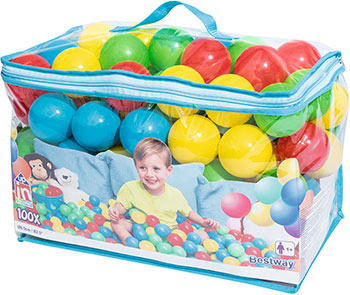 Мячи для игр пластмассовые BestWay 6,5 см 100 шт. 52027 BW, Разноцветный
Мячи для игр пластмассовые BestWay 6,5 см 100 шт. 52027 BW, Разноцветный