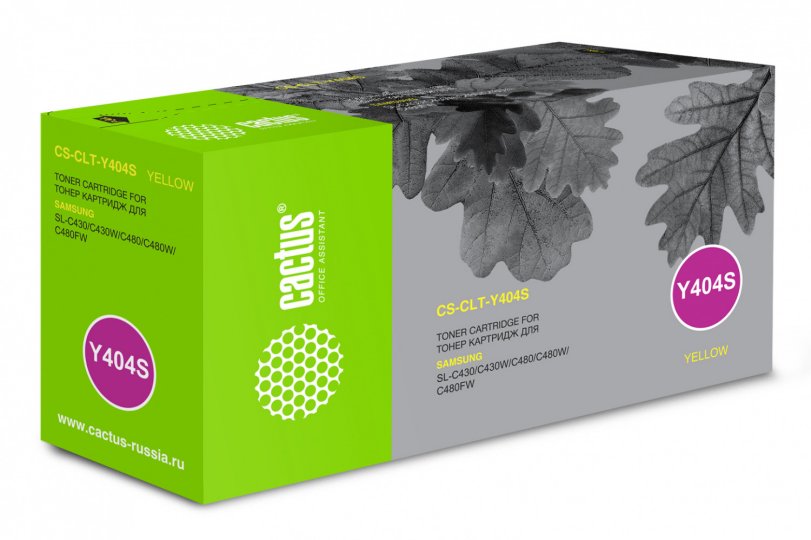 Картридж лазерный Cactus CS-CLT-Y404S CLT-Y404S желтый (1000стр.) для Samsung SL-C430/C430W/C480/C480W/C480FW
Картридж лазерный Cactus CS-CLT-Y404S CLT-Y404S желтый (1000стр.) для Samsung SL-C430/C430W/C480/C480W/C480FW