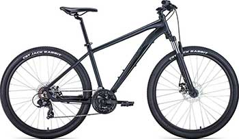 

Велосипед Forward APACHE 29 2.2 disc (29'' 21 ск. рост 17'') 2020-2021 черный матовый/черный RBKW1M39G003