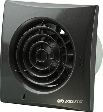 Вытяжной вентилятор Vents 150 Quiet черный сапфир 1F 00000009011