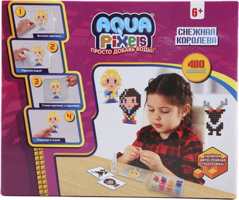Набор для творчества 1 Toy, Aqua Pixels квадрат. детали 480 дет ''Снежная королева '' Т13075
Набор для творчества 1 Toy, Aqua Pixels квадрат. детали 480 дет ''Снежная королева '' Т13075