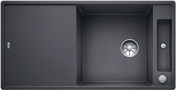 Кухонная мойка Blanco, AXIA III XL 6 S-F InFino Silgranit темная скала (доска стекло) 523527
Кухонная мойка Blanco, AXIA III XL 6 S-F InFino Silgranit темная скала (доска стекло) 523527