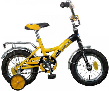 Велосипед Novatrack 12 FR-10 жёлтый 123 FR 10.YL5 детский велосипед novatrack х44980 fr 10 yellow