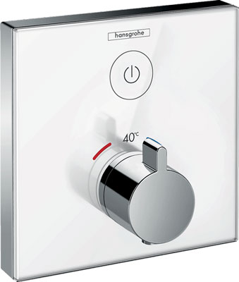 Термостат для 1 потребителя Hansgrohe ShowerSelect Glass белый/хром (внеш. монт.часть) 15 737 400
Термостат для 1 потребителя Hansgrohe ShowerSelect Glass белый/хром (внеш. монт.часть) 15 737 400
