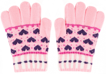 Перчатки детские Picollino GL-10577 pink fw 18 18 (12 лет) Розовый