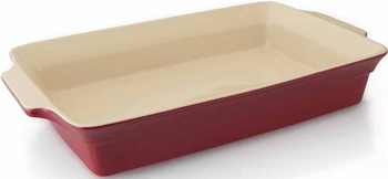 Блюдо для выпечки Berghoff красное прямоугольное Geminis 37 5x 22 x6 5 2 5л 1695037 красное круглое блюдо для выпечки berghoff geminis 28 5х28 5 1 4л 1695051
