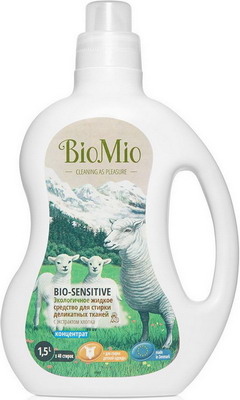 Экологичное жидкое средство для стирки деликатных тканей BioMio