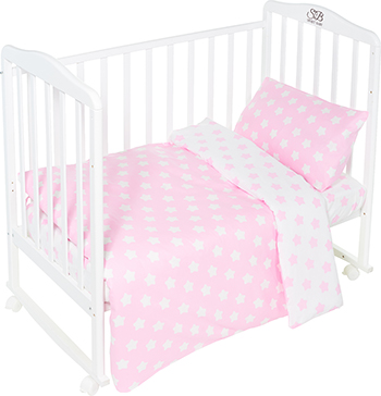 Комплект постельного белья Sweet Baby Stelle Rosa roman baby панно на стену roman baby polvere di stelle арт 5508