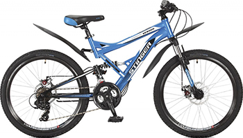 Велосипед Stinger 24'' Versus D 16 5'' синий 24 SFD.VERSUD.16 BL7 велосипед stinger barcelona 16 green