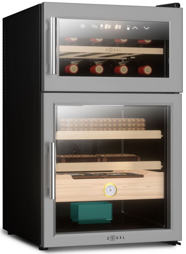 Винный шкаф-хьюмидор Zugel ZTH80DX нержавеющая сталь
Винный шкаф-хьюмидор Zugel ZTH80DX нержавеющая сталь