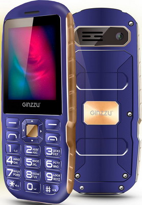 все цены на Мобильный телефон Ginzzu R1D синий онлайн
