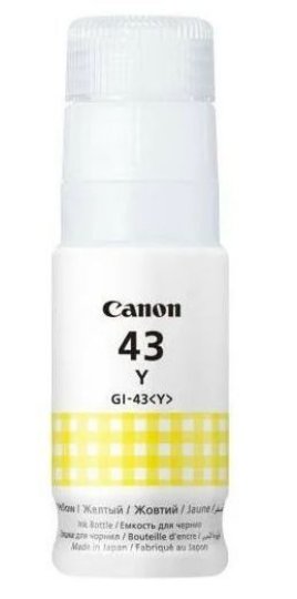 Картридж струйный Canon GI-43Y 4689C001 желтый (8000стр.) (60мл) для Pixma G640/540
Картридж струйный Canon GI-43Y 4689C001 желтый (8000стр.) (60мл) для Pixma G640/540