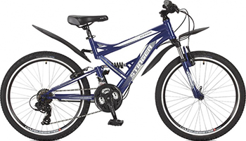 Велосипед Stinger 24'' Versus 16 5'' синий 24 SFV.VERSUS.16 BL7 велосипед stinger barcelona 16 green