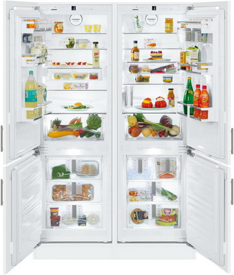 Фото Встраиваемый холодильник Side by Side Liebherr. Купить с доставкой