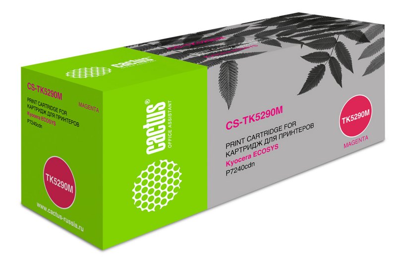 Картридж лазерный Cactus CS-TK5290M TK-5290M пурпурный (13000стр.) для Kyocera Ecosys P7240cdn
Картридж лазерный Cactus CS-TK5290M TK-5290M пурпурный (13000стр.) для Kyocera Ecosys P7240cdn