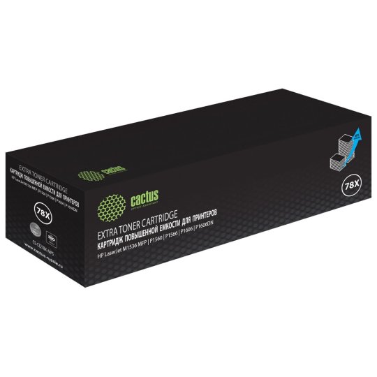 Картридж лазерный Cactus CS-CE278X-MPS CF278X черный (3000стр.) для HP LJ P1566/P1606w
Картридж лазерный Cactus CS-CE278X-MPS CF278X черный (3000стр.) для HP LJ P1566/P1606w