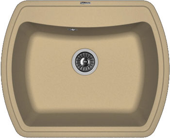 Кухонная мойка Florentina Нире-630 630х510 капучино FG искусственный камень