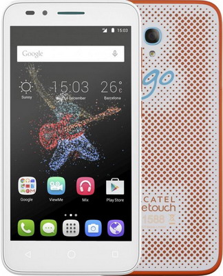 Мобильный телефон Alcatel OneTouch Go Play 7048 X White/Orange+White alcatel one touch 7048x go play white orange white
