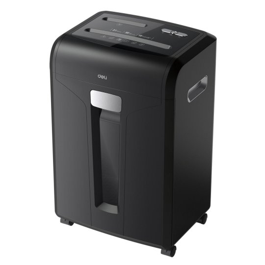 Уничтожитель бумаги (шредер) Deli E14400 черный (секр.P-4) фрагменты 16лист. 31лтр. скрепки скобы пл.карты CD
Уничтожитель бумаги (шредер) Deli E14400 черный (секр.P-4) фрагменты 16лист. 31лтр. скрепки скобы пл.карты CD