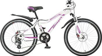 Велосипед Stinger 24'' Fiona 11'' белый 24 AHD.FIONA.12 WT5 велосипед stinger fiona kid 20 2016