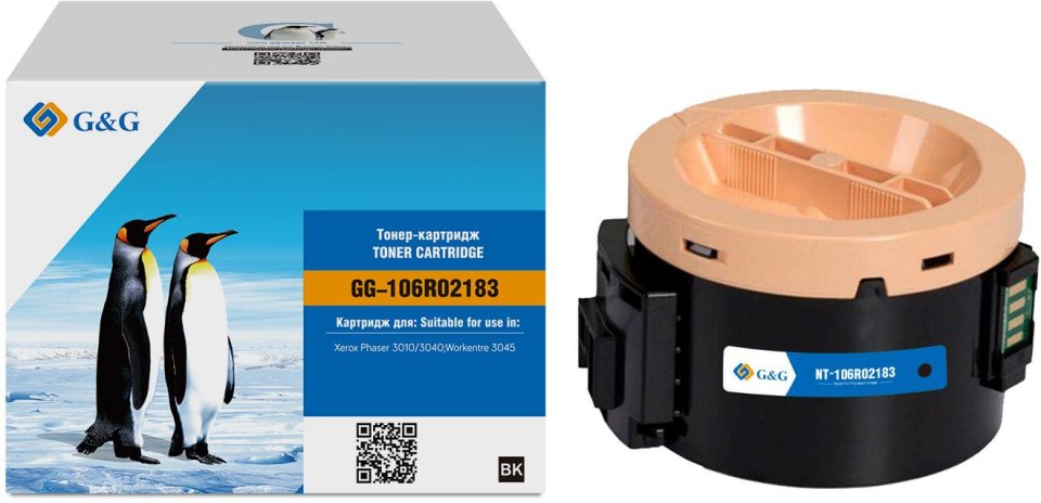 Картридж лазерный G&G GG-106R02183 черный (2300стр.) для Xerox Phaser 3010/3040;Workentre 3045
Картридж лазерный G&G GG-106R02183 черный (2300стр.) для Xerox Phaser 3010/3040;Workentre 3045