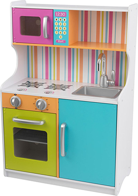 Деревянная игровая кухня KidKraft ''Делюкс Мини'' (Bright Toddler Kitchen) 53378_KE