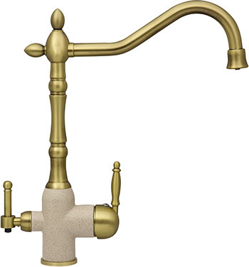 Кухонный смеситель Zigmund & Shtain 1900B Осенняя трава, Бежевый/латунь
Кухонный смеситель Zigmund & Shtain 1900B Осенняя трава, Бежевый/латунь