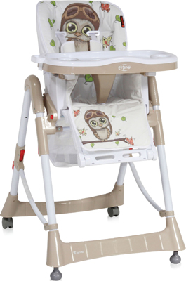 Стульчик для кормления LORELLI Primo Бежевый Beige Owl 1719 10100051719 стул трансформер для кормления stiony 006 chocolate beige